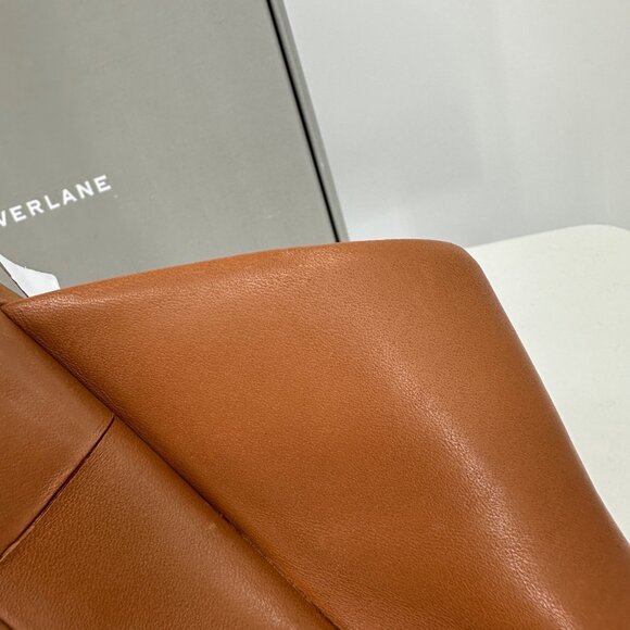 Everlane The Puffa Flatform in Brown Leather sz 7.5 Women's Chunky Platform Clog - Picture 6 of 12